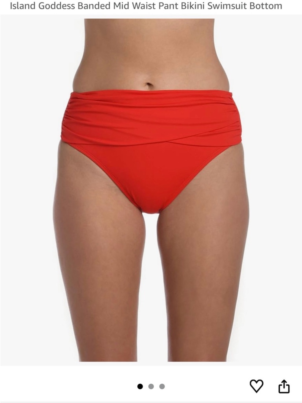 La Blanca Island Goddess Banded Mid-Waist Bikini Bottom
